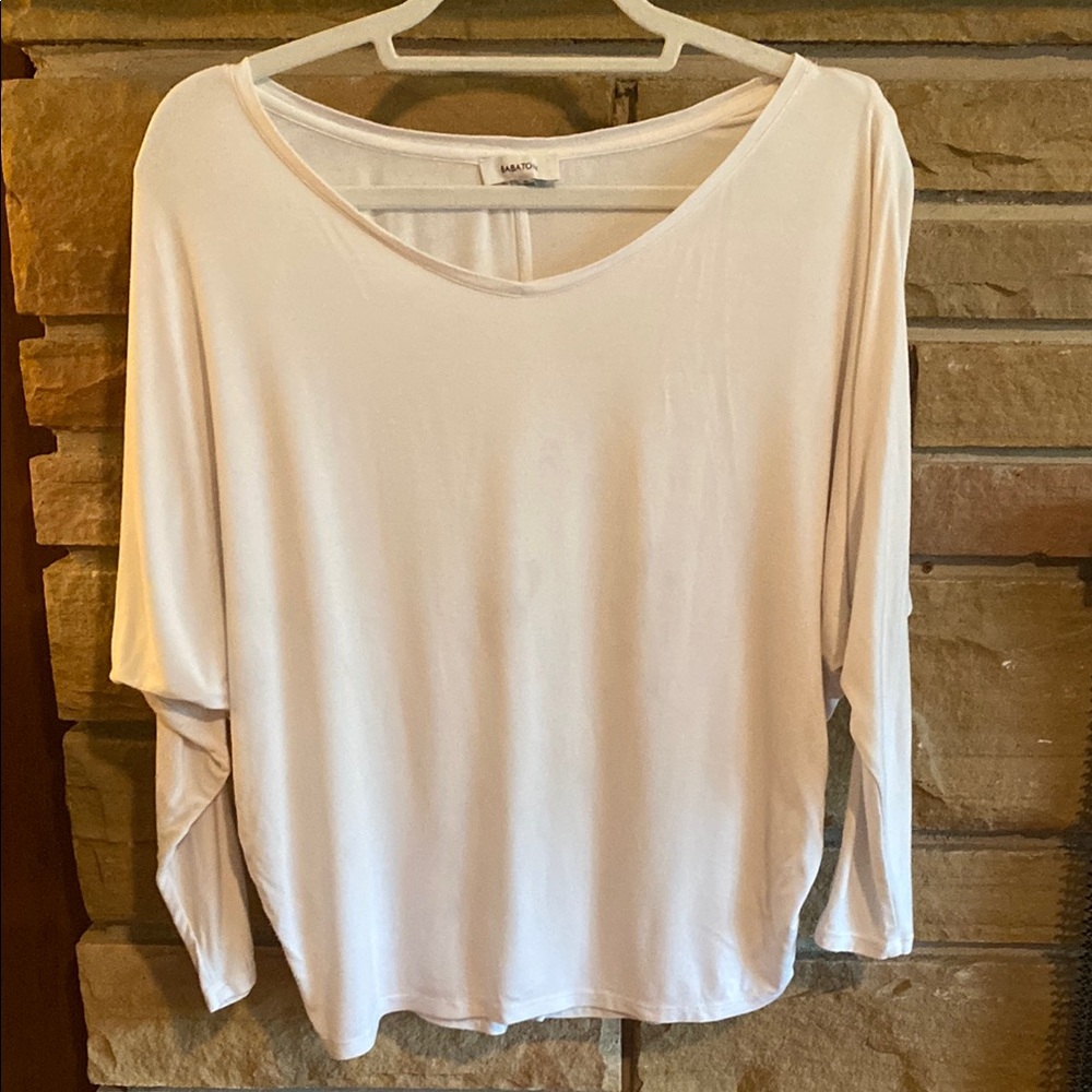 Babaton White Oversized Top